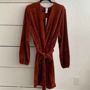 Amadi burgundy mini dress